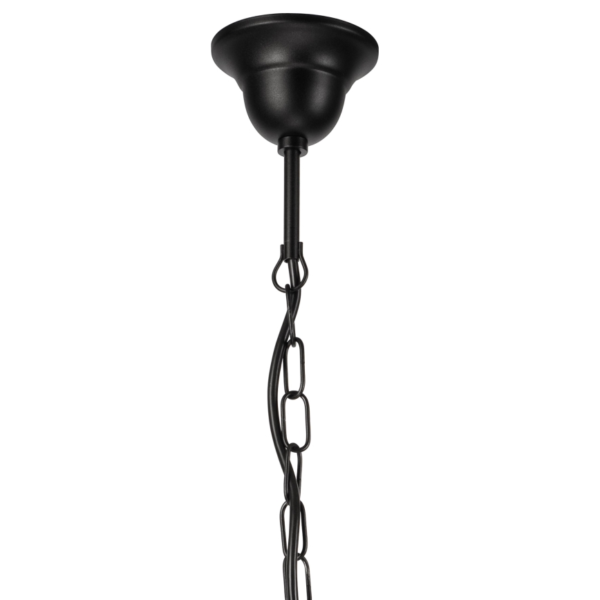 Candeeiro suspenso DONATO 3xE14/40W/230V preto
