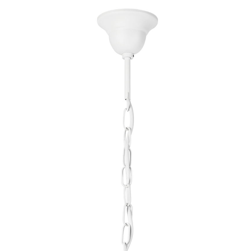Candeeiro suspenso DONATO 5xE14/40W/230V branco