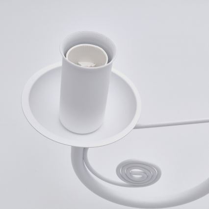 Candeeiro suspenso DONATO 5xE14/40W/230V branco