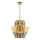 Candeeiro suspenso DONNA 9xE14/40W/230V diâmetro 45 cm dourado