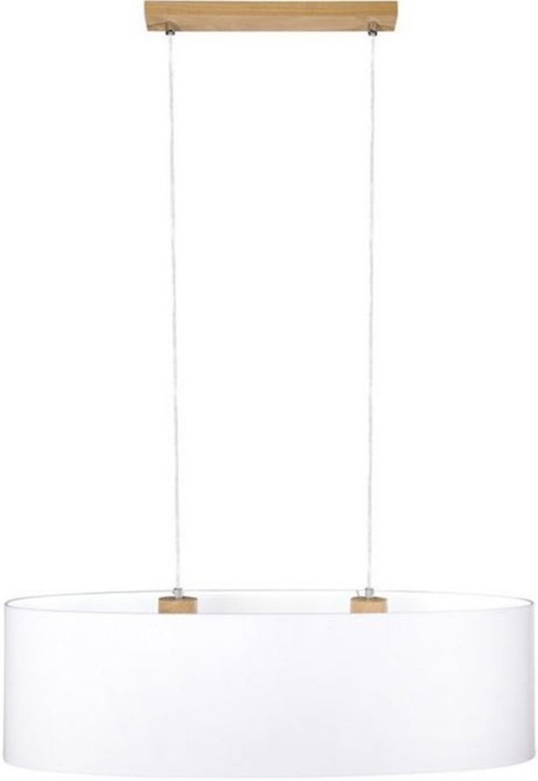 Candeeiro suspenso DOVE 2xE27/40W/230V carvalho