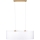 Candeeiro suspenso DOVE 2xE27/40W/230V carvalho