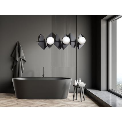 Candeeiro suspenso DRIFTON 6xE14/10W/230V preto