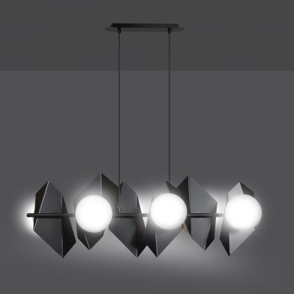 Candeeiro suspenso DRIFTON 6xE14/10W/230V preto