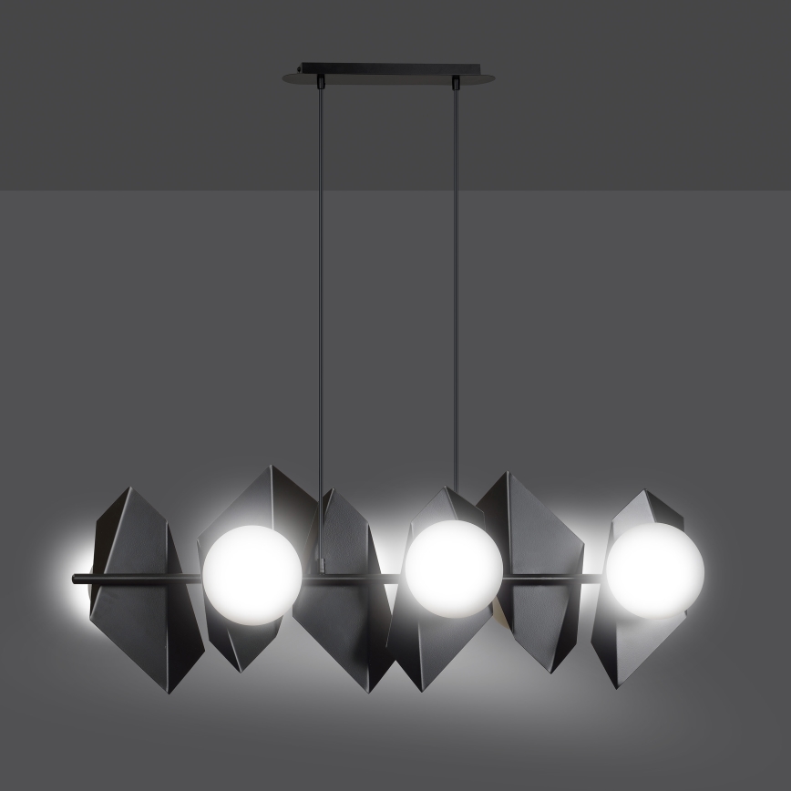 Candeeiro suspenso DRIFTON 6xE14/10W/230V preto