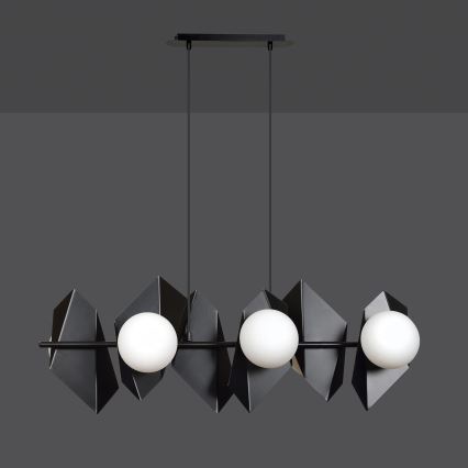 Candeeiro suspenso DRIFTON 6xE14/10W/230V preto