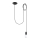 Candeeiro suspenso EDISON 1 1xE27/60W/230V aranha preto