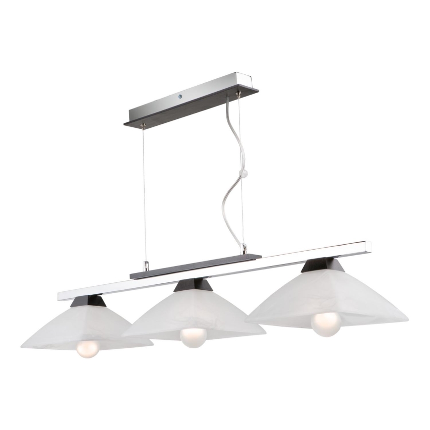 Candeeiro suspenso ELA 3xE27/60W/230V faia