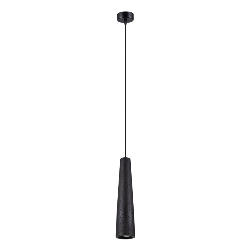 Candeeiro suspenso ELECTRA 1xGU10/10W/230V betão/preto