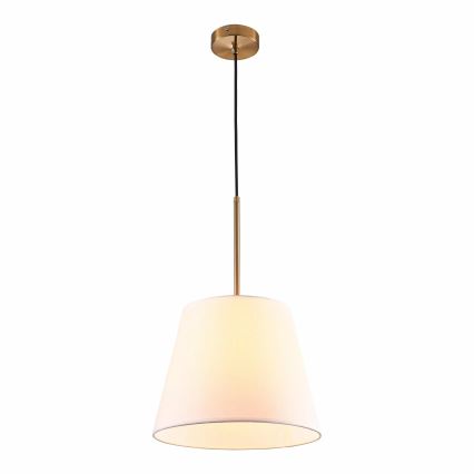 Candeeiro suspenso ELENA 1xE27/20W/230V branco