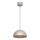 Candeeiro suspenso ELGUND 1xE27/15W/230V diâmetro 28,5 cm bege