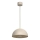 Candeeiro suspenso ELGUND 1xE27/15W/230V diâmetro 35 cm bege
