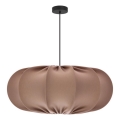 Candeeiro suspenso em cabo CAFEE 1xE27/40W/230V Ø 52 cm castanho