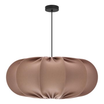 Candeeiro suspenso em cabo CAFEE 1xE27/40W/230V Ø 52 cm castanho