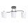 Candeeiro suspenso ESNYR 3xE27/40W/230V preto/branco