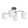 Candeeiro suspenso ESNYR 4xE27/40W/230V preto/branco