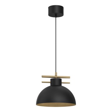 Candeeiro suspenso ESTATE 1xE27/15W/230V preto