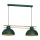 Candeeiro suspenso ESTATE 2xE27/15W/230V verde