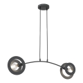Candeeiro suspenso EUFORIA 2xE27/15W/230V preto
