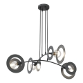 Candeeiro suspenso EUFORIA 4xE27/15W/230V preto