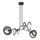 Candeeiro suspenso EUFORIA 4xE27/15W/230V preto