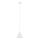 Candeeiro suspenso FABO 1xE27/15W/230V branco