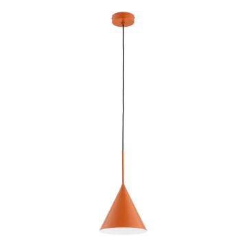 Candeeiro suspenso FABO 1xE27/15W/230V cobre