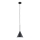 Candeeiro suspenso FABO 1xE27/15W/230V preto