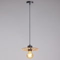 Candeeiro suspenso FALCO 1xE27/60W/230V diâmetro 20 cm bege