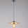 Candeeiro suspenso FALCO 1xE27/60W/230V diâmetro 30 cm bege
