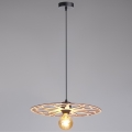 Candeeiro suspenso FALCO 1xE27/60W/230V diâmetro 40 cm bege