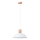 Candeeiro suspenso FANO 1xE27/15W/230V diâmetro 34 cm branco