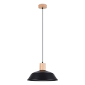 Candeeiro suspenso FANO 1xE27/15W/230V diâmetro 34 cm preto