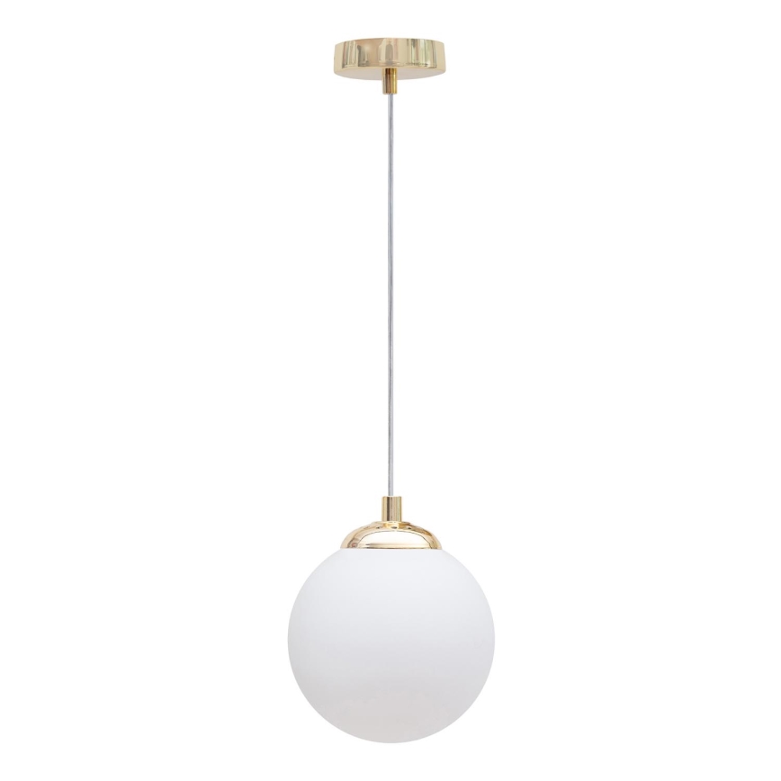Candeeiro suspenso FIRA 1xE27/60W/230V dourado