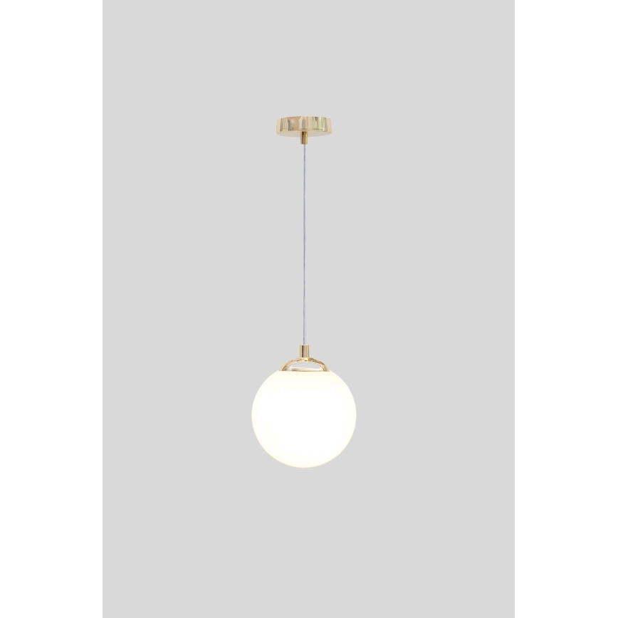 Candeeiro suspenso FIRA 1xE27/60W/230V dourado