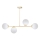 Candeeiro suspenso FIRA 4xE27/60W/230V dourado