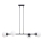 Candeeiro suspenso FIRA 4xE27/60W/230V preto