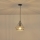 Candeeiro suspenso FLARE 1xE27/15W/230V diâmetro 25 cm bege