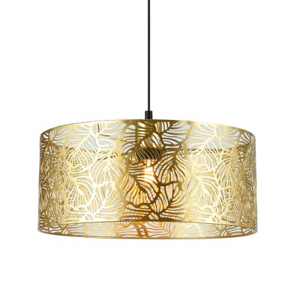 Candeeiro suspenso FLORESCER 1xE27/15W/230V dourado