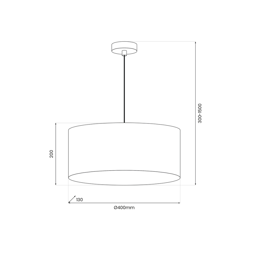 Candeeiro suspenso FLORESCER 1xE27/15W/230V dourado