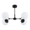 Candeeiro suspenso FOTON 4xE14/10W/230V preto