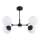 Candeeiro suspenso FOTON 4xE14/10W/230V preto