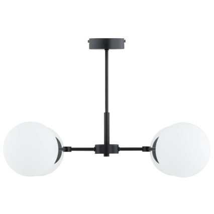 Candeeiro suspenso FOTON 4xE14/10W/230V preto