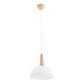 Candeeiro suspenso FOTYN 1xE27/15W/230V castanho