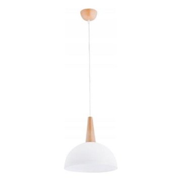 Candeeiro suspenso FOTYN 1xE27/15W/230V castanho