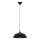 Candeeiro suspenso FRIKA 1xE27/15W/230V diâmetro 34 cm preto