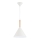Candeeiro suspenso FUKS 1xE27/15W/230V creme/bege