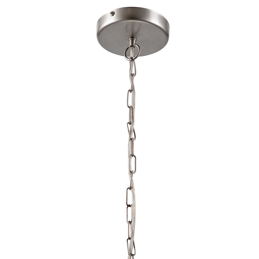 Candeeiro suspenso GINA 3xE27/60W/230V cromado mate