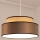 Candeeiro suspenso GRACE 1xE27/60W/230V bege/castanho
