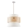 Candeeiro suspenso GRENADA 1xE27/20W/230V diâmetro 40 cm bege